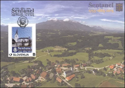 ŠENTANEL CERKEV SV. DANIJELA 1755 - 1865 - 2015